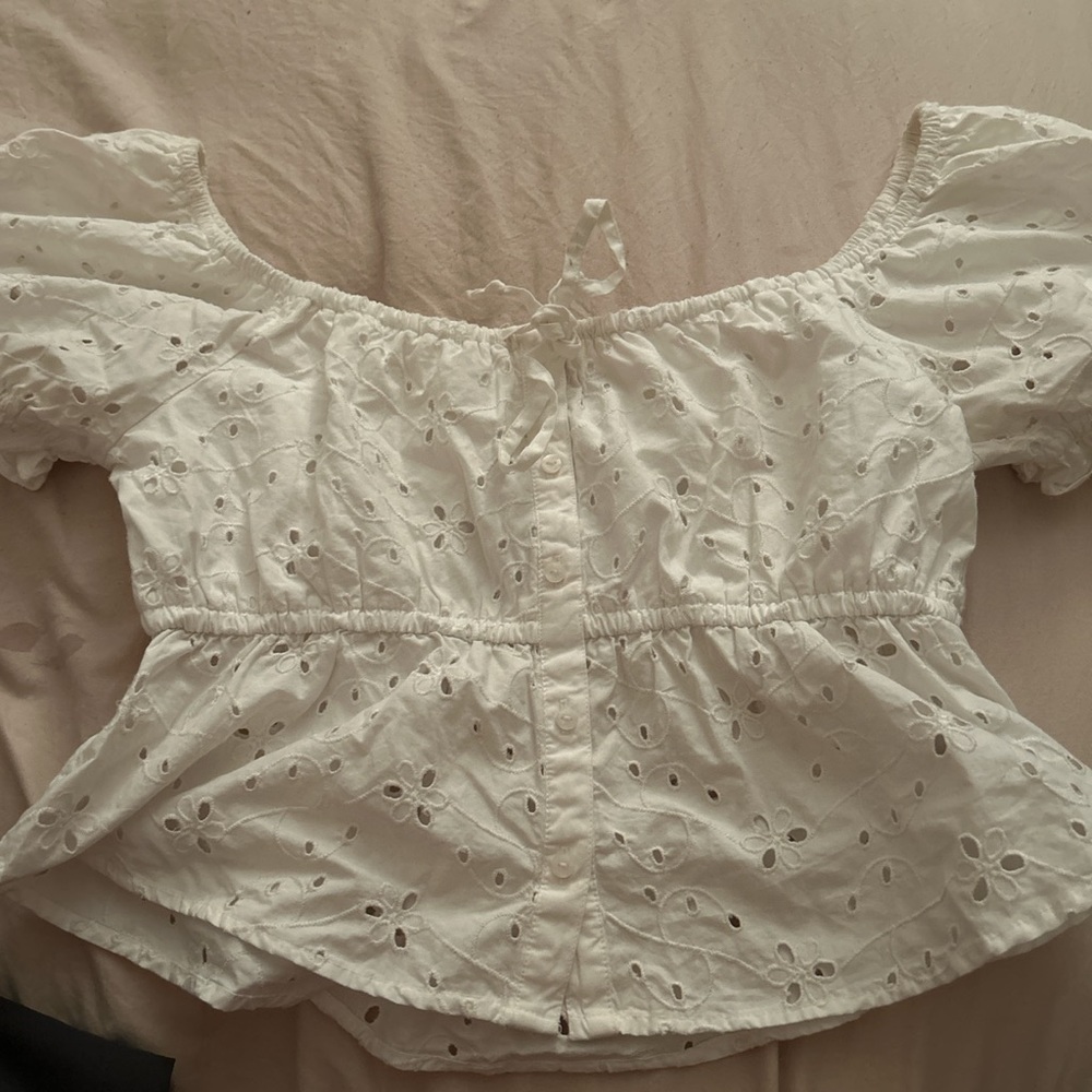 American Eagle White Blouse top